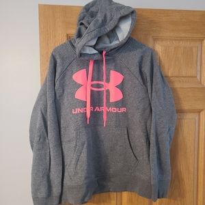 Large Under Armour Hooded Sweatshirt like new